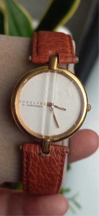 Reloj Longines Rodolphe Oro y Marrón
