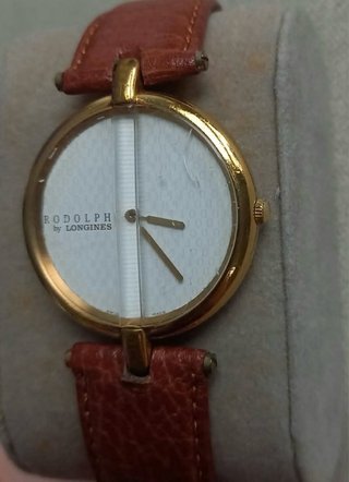 Reloj Longines Rodolphe Oro y Marrón