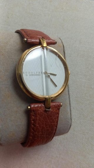Reloj Longines Rodolphe Oro y Marrón