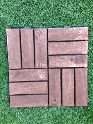 35 Baldosas de madera para exterior