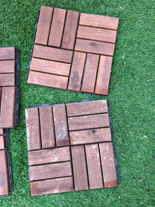 35 Baldosas de madera para exterior