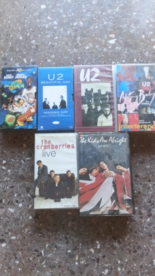 Lote VHS Películas Varias - conciertos  - etc