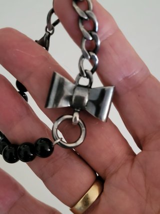 Pulsera Tous Bety Negra y Plateada