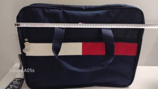 Maleta/Bolso Tommy Hilfiger Azul con Tiras Rojas