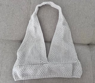 Top de crochet blanco