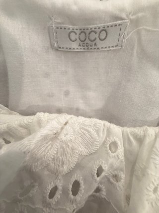 Vestido coco aqua 4 años