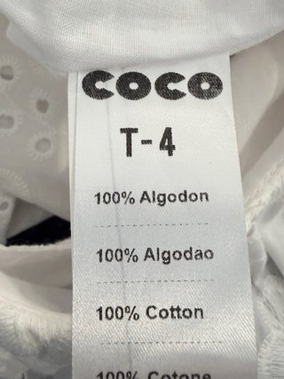 Vestido coco aqua 4 años