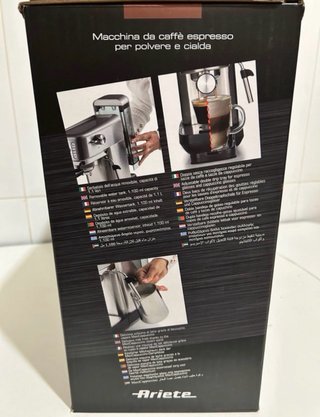 Cafetera Espresso Ariete Polvo y Cápsula