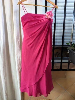 Vestido rosa fiesta/bodas
