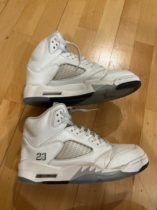 Jordan Zapatillas Blancas y Grises
