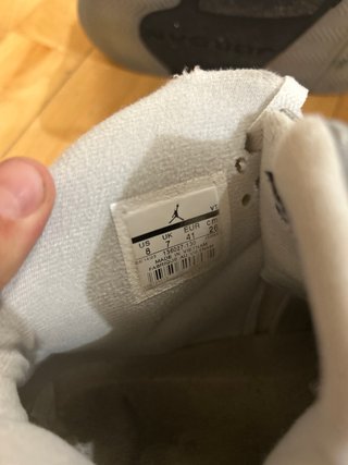 Jordan Zapatillas Blancas y Grises
