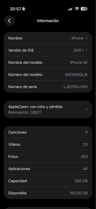 iPhone Air 256GB