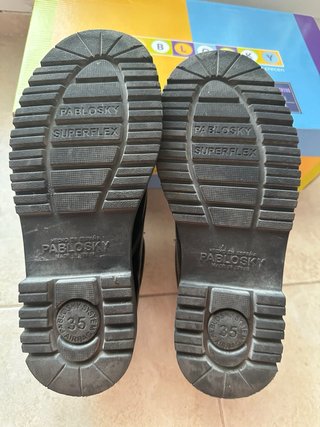 Zapatos Pablosky niña velcro azul marino