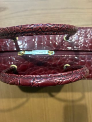 Neceser acharolado imitación piel serpiente