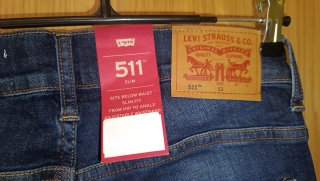 Levi's 511 Slim Jeans Nuevos Talla 12