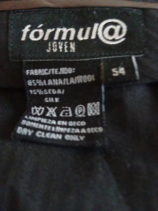 Traje de caballero gris
