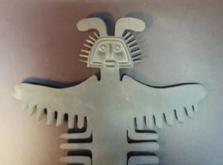 Amuleto ritual precolombino piezas de colección