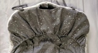 Saco y Bolso Tuc Tuc Estrellas Gris