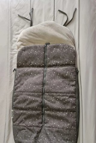 Saco y Bolso Tuc Tuc Estrellas Gris