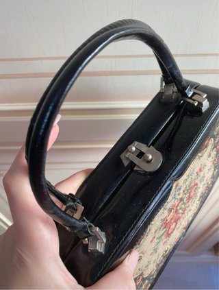 Borsa bauletto vintage anni '60