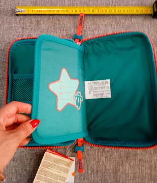 Estuche Rígido Totto Azul Estrellas