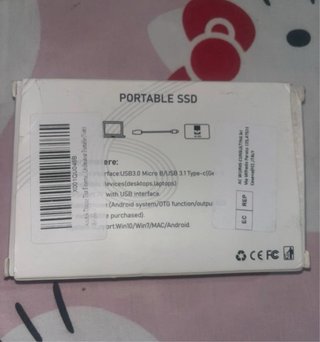 SSD Portátil Negro