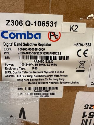 Repetidor Amplificador Señal Móvil Industrial