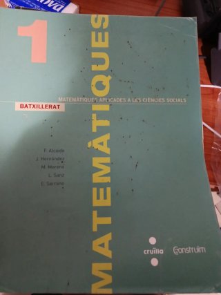Matemàtiques aplicades a les Ciències Socials, ...
