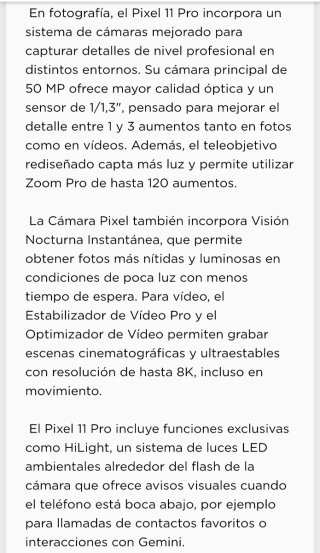 Google Pixel 11 Pro 5G 256GB Sin Abrir