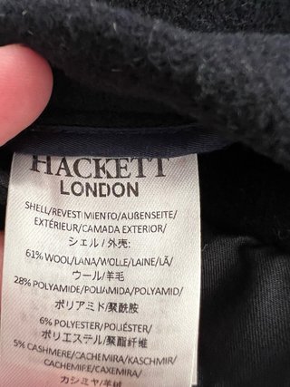 Trenca Hackett Azul Marino