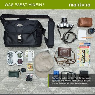 Mantona 1017944 Silencio Neolit II bolsa de cámara