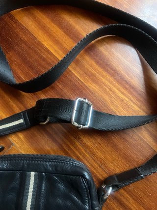 Bolso de piel Negro Caballero