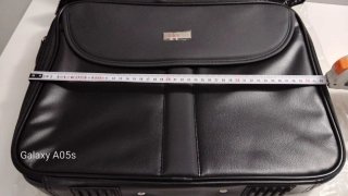 Maletín portátil polipiel negro