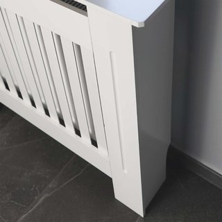 Toboli 64260 | Copritermosifone in MDF bianco a do