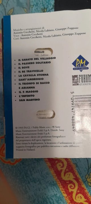 Musicassetta D'Istruzione Poesie Classiche