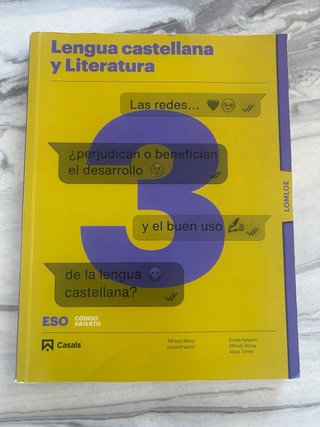 Lengua castellana y literatura 3 ESO : código a...