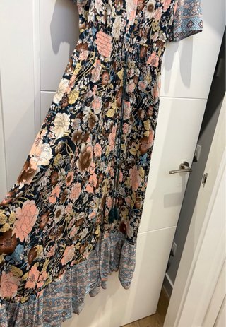 Vestido largo estampado floral T.M