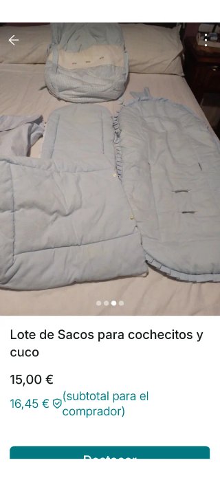 Set di sacchi per passeggini e culla