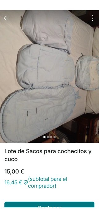 Set di sacchi per passeggini e culla
