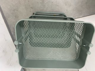 Carrito de cocina 3 niveles madera y metal