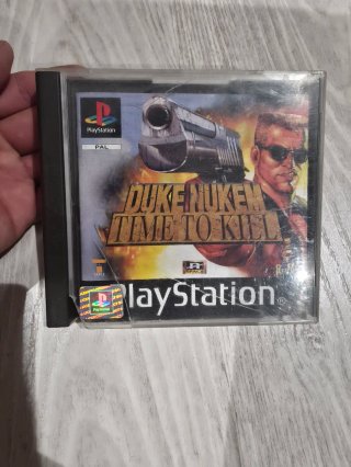 Duke Nukem Time to Kill PS1. Solo juego y Manual