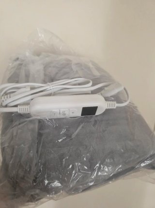 Manta Eléctrica Gris con Control