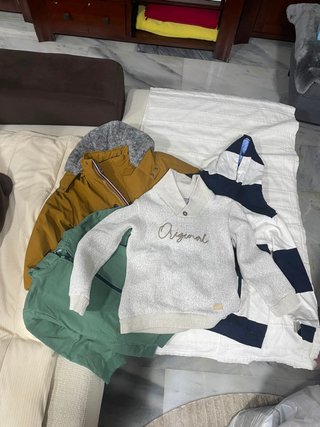 Conjunto Ropa Niño: Abrigo y Sudaderas Mayoral