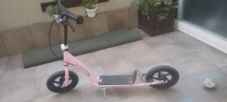 Patinete rosa para niños (5-12 años)