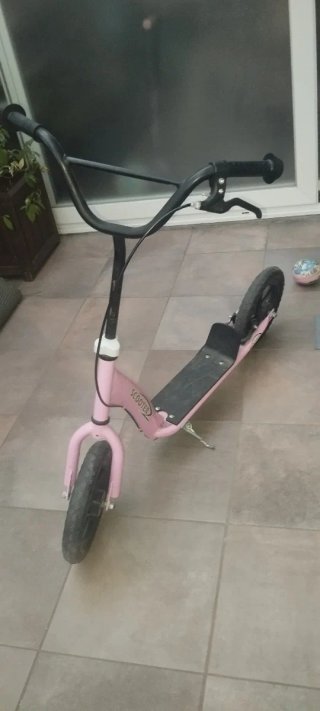 Patinete rosa para niños (5-12 años)