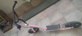 Patinete rosa para niños (5-12 años)
