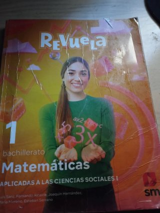 Libro matemáticas CS. SS. 1° Bachillerato.