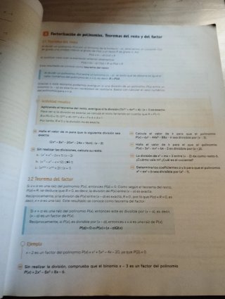 Libro matemáticas CS. SS. 1° Bachillerato.
