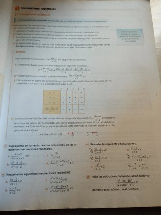 Libro matemáticas CS. SS. 1° Bachillerato.