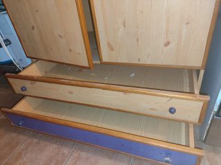Armario XL madera para restaurar